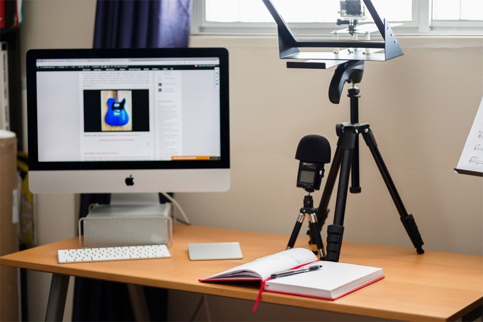 Marc-Andre's office setup