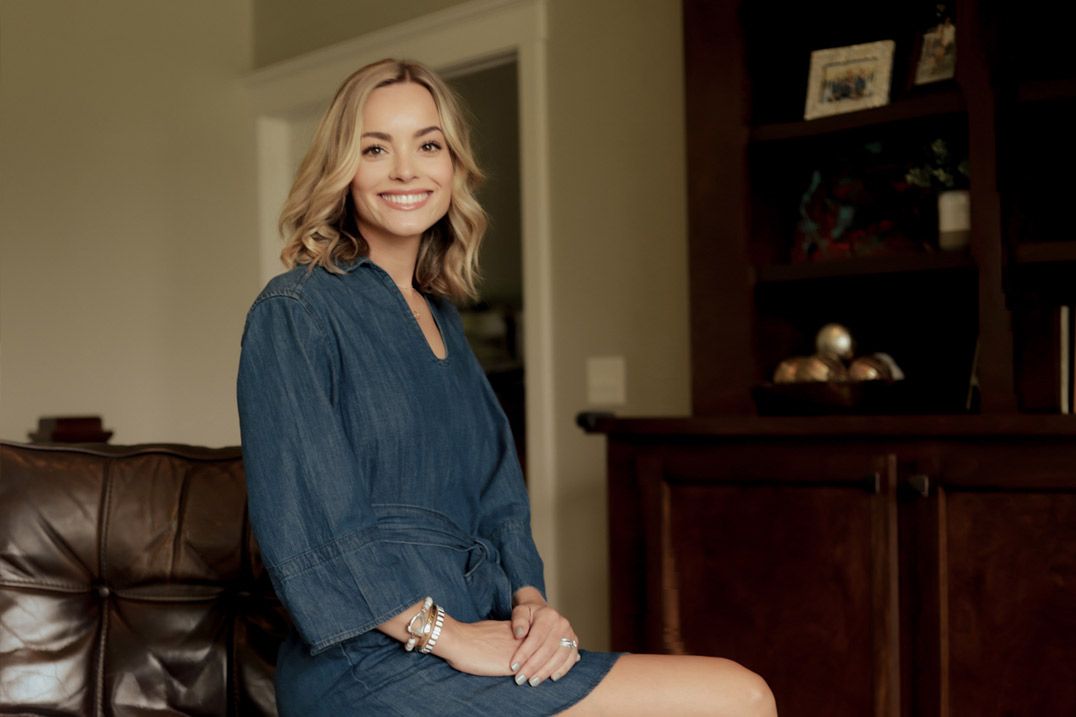 SBC Consulting consultant Meghan Wood in her home office