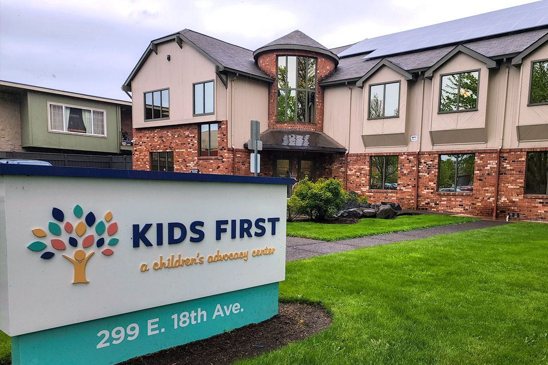 Exterior of kids FIRST new building